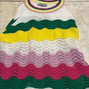 Colorful Crochet Sleeveless Top